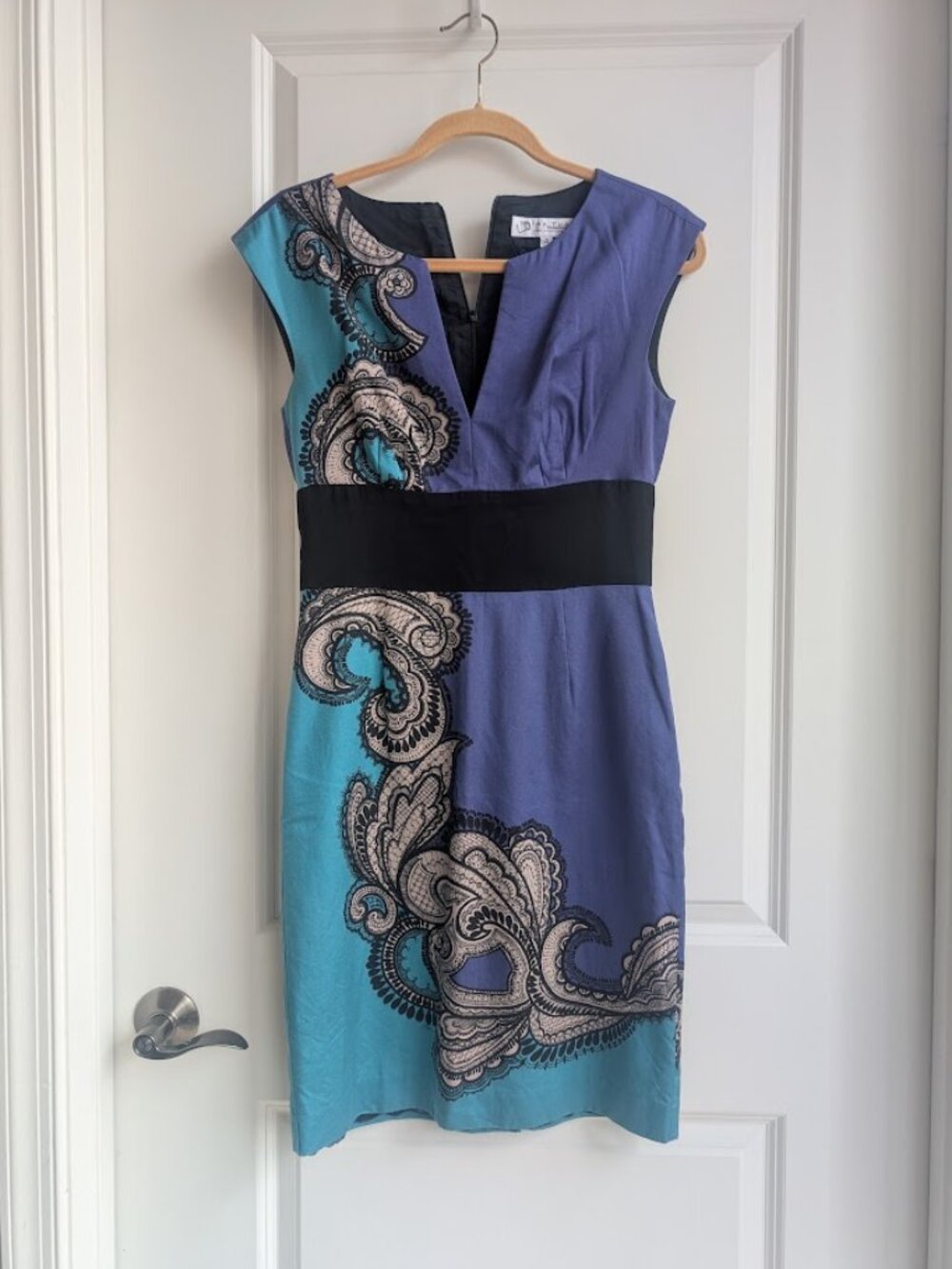 Sleeveless silk sheath dress by Trina Turk Los Angeles